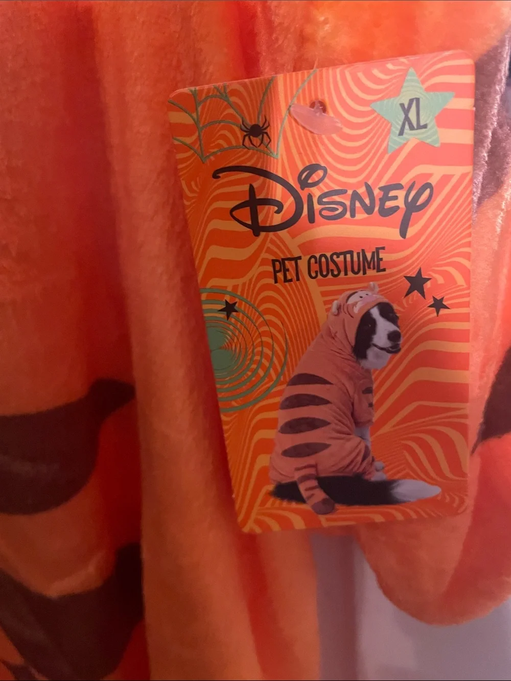 Disney Tigger Orange dog Costume Hoodie Robe